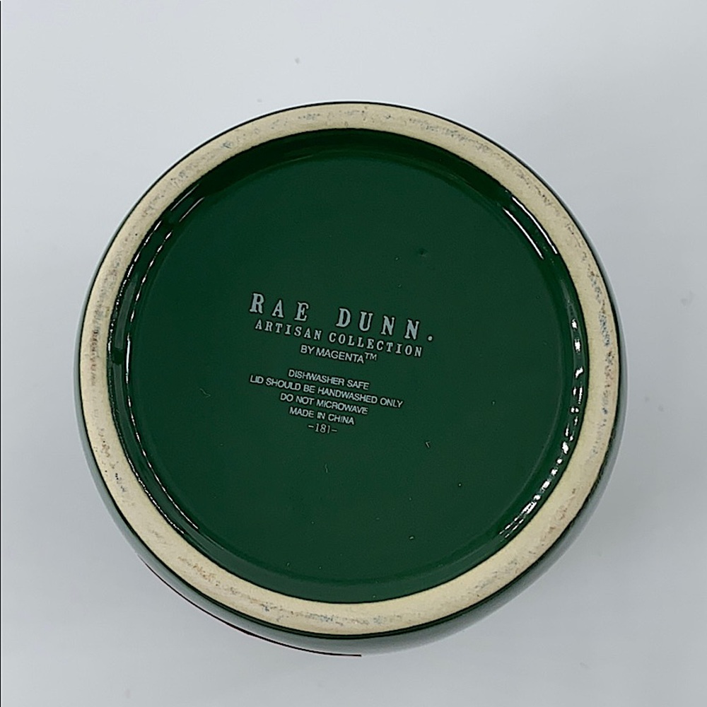 Rae Dunn Green Merry and Bright Container - Picture 8 of 10